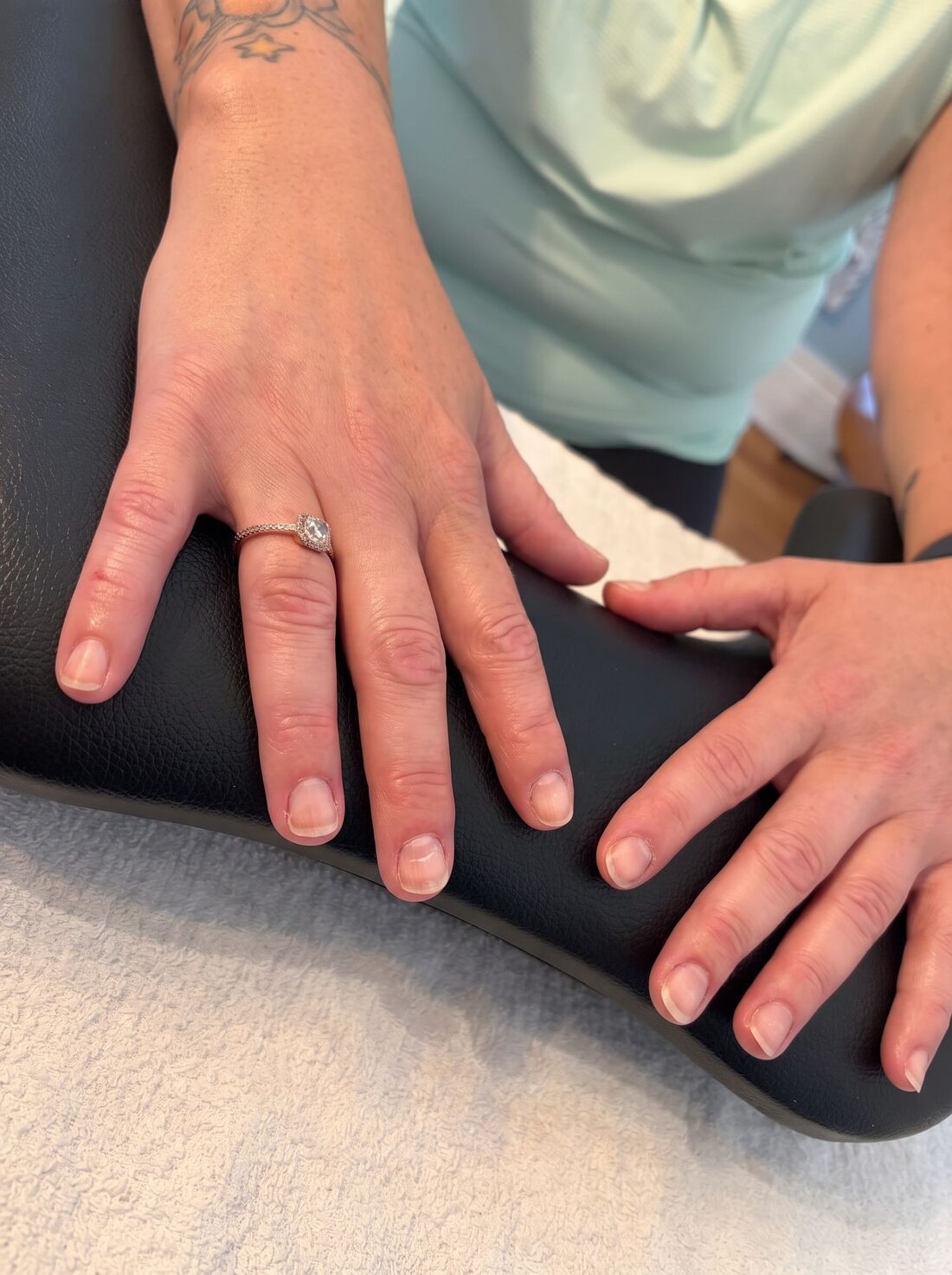 Before manicure