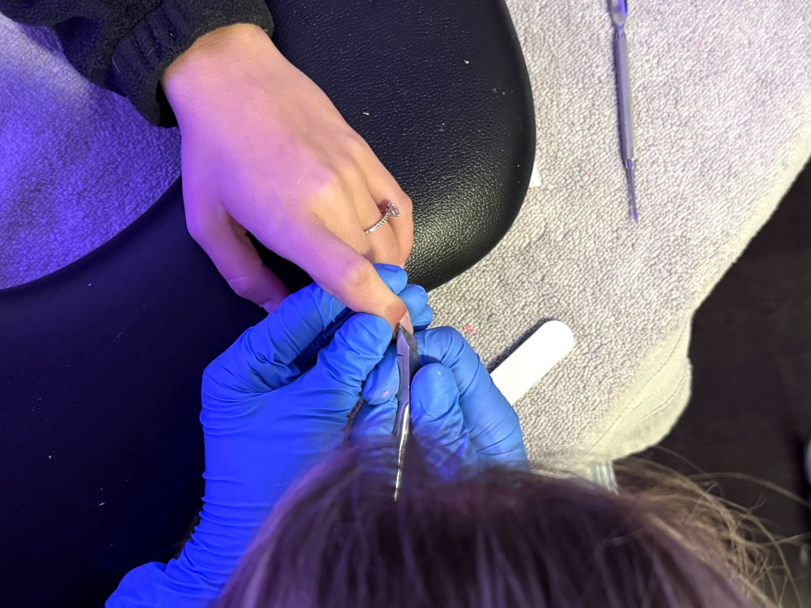 Cuticle work — gentle, never rushed — Palma studio