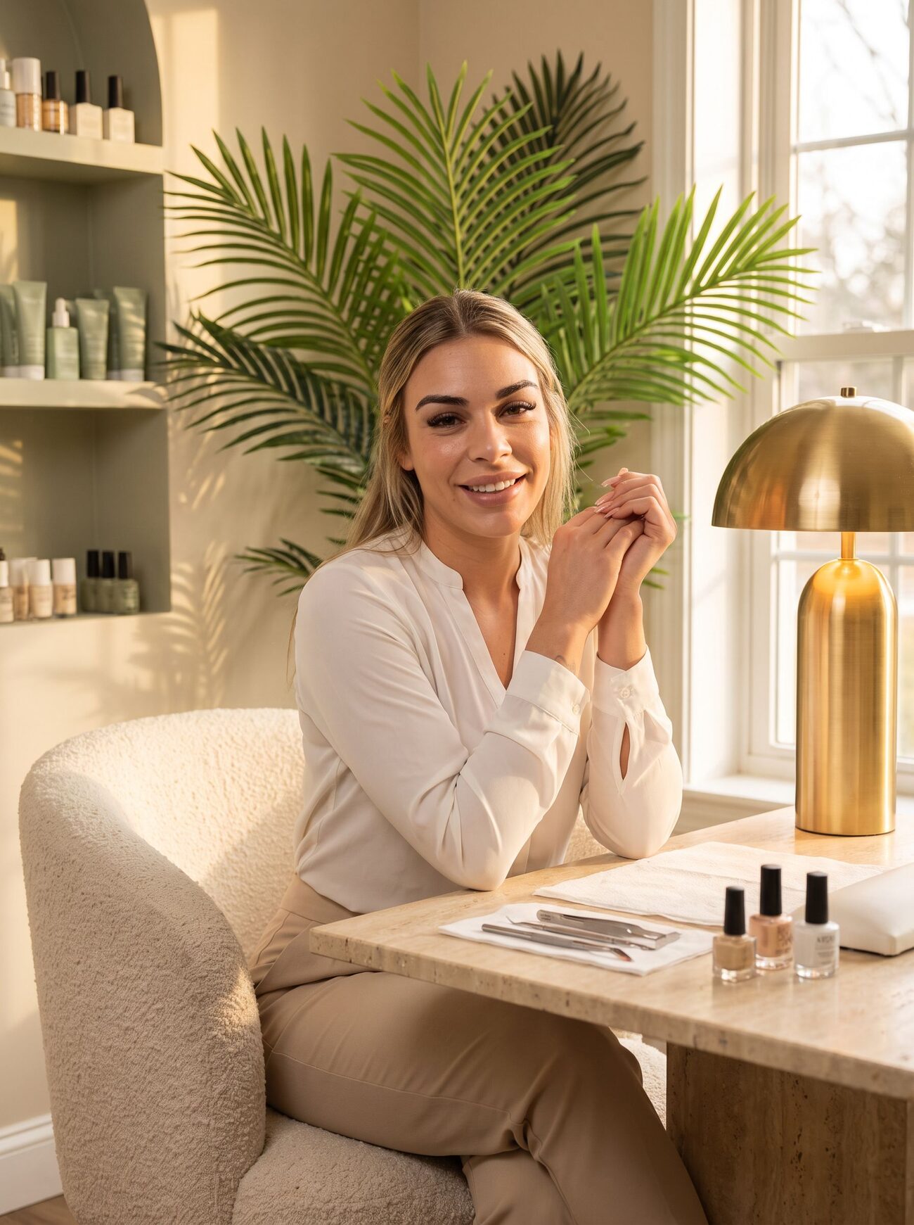 Founder Melisha Neil in the Palma studio